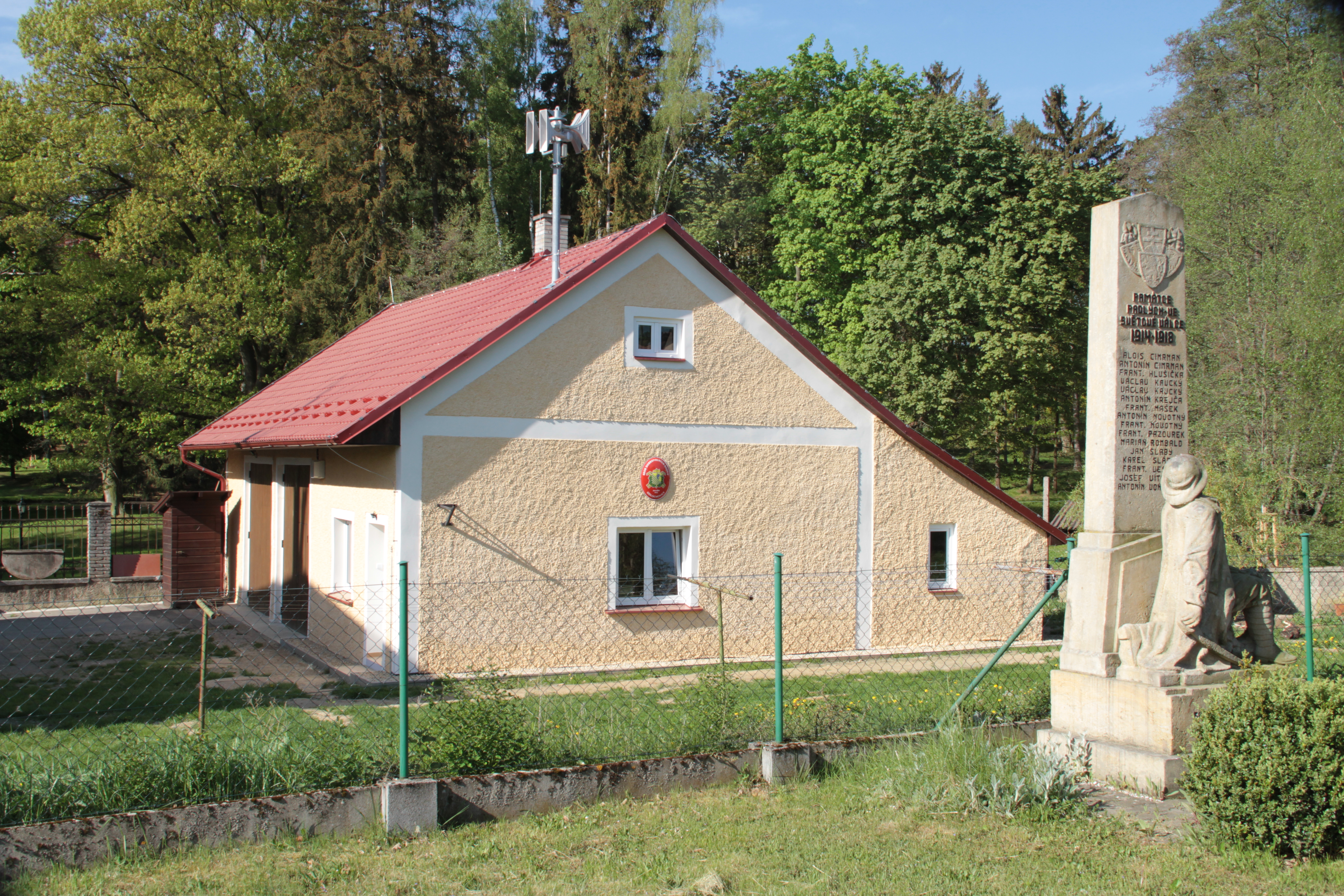 Hasičská zbrojnice v Odlochovicích po rekonstrukci